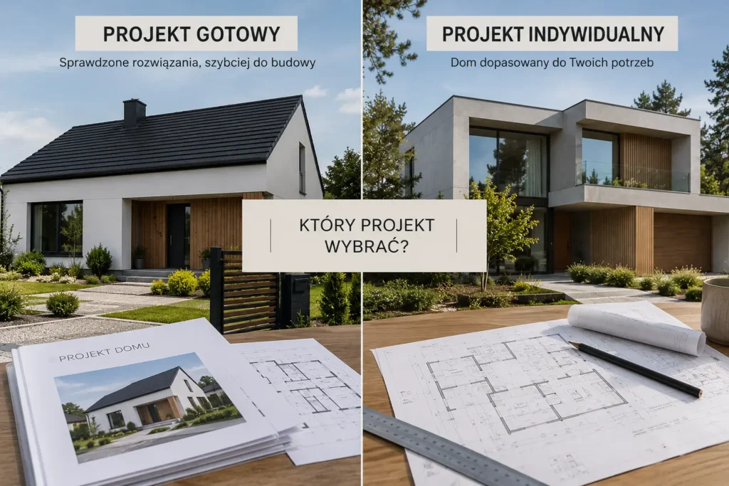 Projekt gotowy czy indywidualny – porównanie dwóch typów projektów domów